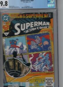 DC COMICS - Superman In Action Comics  #689  July  1993 CGC 9.8.