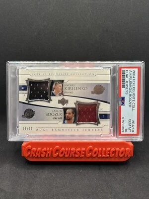 2004 UD Exquisite Kirilenko / Boozer Dual Jerseys /10 PSA 10 (POP 1!!) - Image 1 of 2