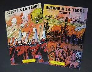 Guerre à la Terre Lot des 2 volumes Liquois/Dut Ed. Glénat 1975/76 TBE - Picture 1 of 1