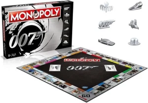 New Genuine MONOPOLY JAMES BOND 007 Edition Family Fun Board Game HASBRO Gaming - Picture 1 of 4