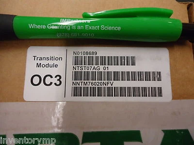 Nortel NTST07AG NORTEL BB-STP OC-3 TRANSITION MODULE. Brand New! - Image 1 of 4