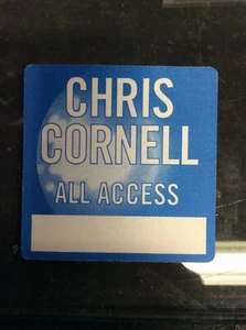 Chris Cornell cloth ALL ACCESS backstage pass - Picture 1 of 3