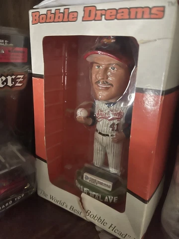 NIB Signed Omar Malave Syracuse Skychiefs Manager  Bobblehead Cover