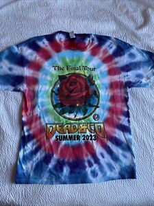 2023 Dead & Company Final Tour T Shirt Tye Dye XL Dead and Co Free Shipping