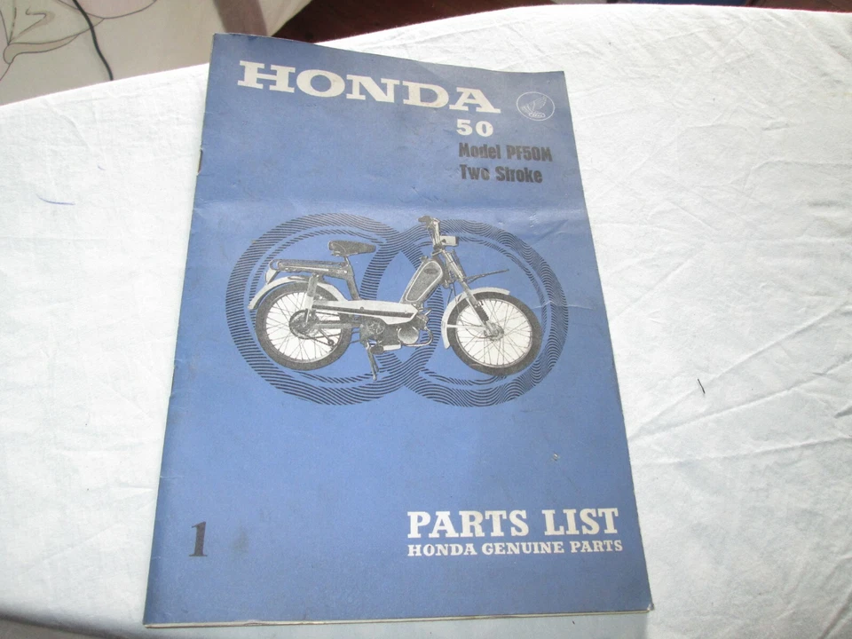 OE HONDA PF50M PARTS BOOK - Image 1 of 1