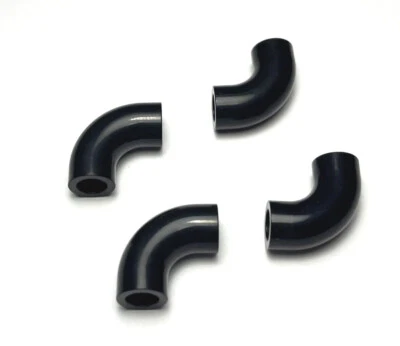 Lego x4 90 Degree Elbow Axle Connector Black 25214 NEW  - Image 1 of 4