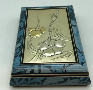 Schmuckschatulle L. 28 cm Silber 925% Rechteck Schmuckkästchen Kamilletti - Bild 1 von 12