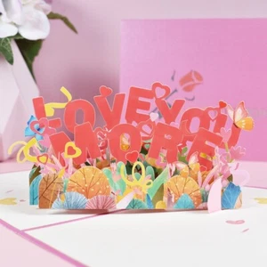 Valentine's Day 3D Pop-up Card with Envelope - Picture 1 of 5