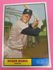 2010 Topps Heritage Roger Maris #61 Short Print Baseball Card Yankees 230236 PF1