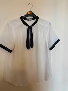 Mint & Berry Women's Blouse - Euro Size 42 , 100% Polyester Short Sleeve - Picture 1 of 4