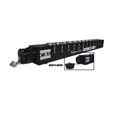 CBI Drop 12 Channel Pro Drop Snake 25ft XLR with M39 Disconnects at the box - Image 1 of 2
