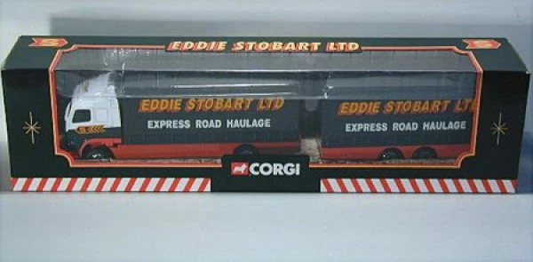 Volvo Rigid Camion & Close Couple Trailer Eddie Stobart Ltd 1:64, CORGI - Immagine 1 di 1