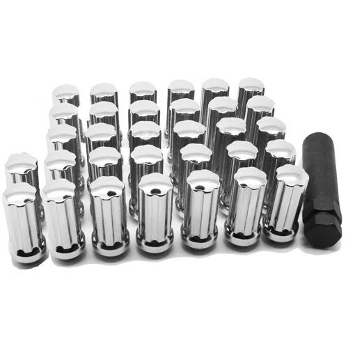 Tuercas cónicas estilo spline dúplex cromadas 32-9/16"🔩 Foto 1 de 1