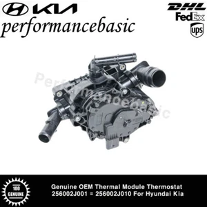 Genuine OEM Thermal Module Thermostat 256002J001 = 256002J010 For Hyundai Kia - Picture 1 of 4