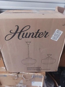 Hunter Fan Sattel Creek 19194 16" gebürstetes Nickel Anhänger Deckenleuchte - Bild 1 von 4