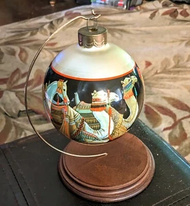 Hallmark Ornament Die drei Weisen, Kamele & Pferd Weihnachtsbirne mit Ständer - Bild 1 von 7