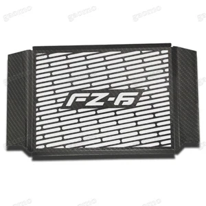 Brand new Yamaha FZ6R Carbon Stainless Radiator Grille Guard Cover For 2009-2017 - Picture 1 of 3