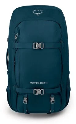 Osprey Fairview Trek 50 Rucksack Wanderrucksack Rucksack Night Jungle Blue blau - Bild 1 von 4