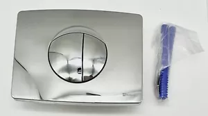 Multikwik TriAqua Solar Doble placa de descarga para cisterna de inodoro. Inodoro TRF0427S cromado - Imagen 1 de 7