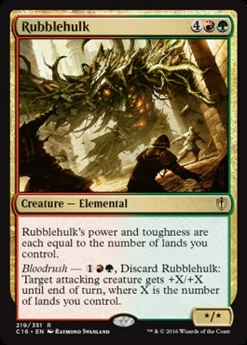 x1 Rubblehulk R MTG Commander 2016 M/NM, English - Image 1 of 1