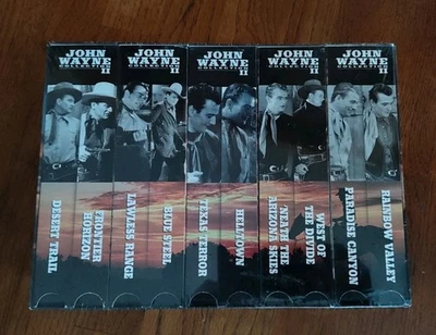 John Wayne Collection II 1997 Collector's Edition 10 Movies 9 hrs VHS/EP, VHS  - Image 1 of 4