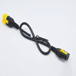 0.6 Meters Locking Power Cord AP8702S-WW C13 to C14 for APC AP8000 Series - Afbeelding 1 van 11