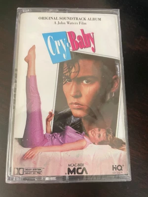 Sealed Cry-Baby Movie Soundtrack Cassette Tape Johnny Depp John Waters - Image 1 of 4