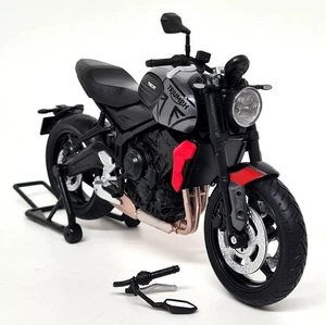 Welly 1/12 Triumph Trident 600 Black / Grey HANDELBAR Diecast Model Motorcycle - Picture 1 of 9