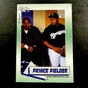 PRINCE FIELDER ROOKIE - 2002 ROOKIE REVIEW #10 MILWAUKEE BREWERS - Picture 1 of 4