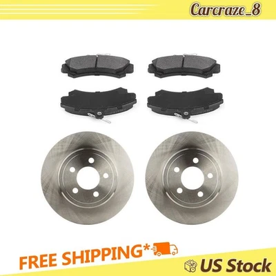 Kit de pastillas de freno y rotores delanteros para Mitsubishi Space Star 1.8L 2003 2004 Foto 1 de 4