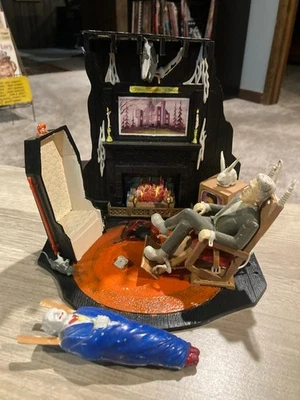 D2 Aurora Munsters Living Room original Model kit 1965 built for parts - Image 1 of 4