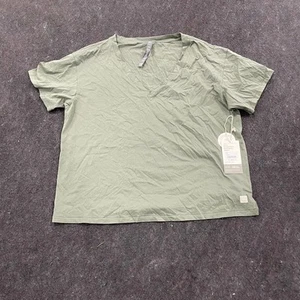 VUORI Sutton V-Neck T-shirt Women's Size L Army - Imagen 1 de 10
