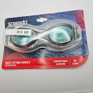 Speedo Boomerang Adult Anti Fog/ UV Protection Swimming Goggles - Picture 1 of 2