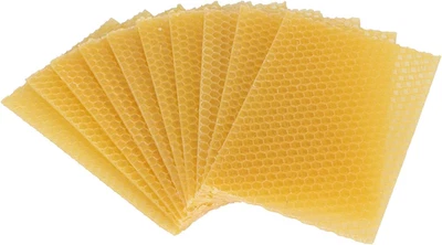 10 Beeswax Sheets Natural Wax for Candle Making, Bee Hive, Furniture Polish - Image 1 of 4