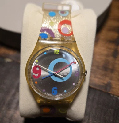 Reloj Swatch GE159 Batería Nueva AG 2004 Original FRIANDISE 34MM 8" R45 Foto 1 de 3