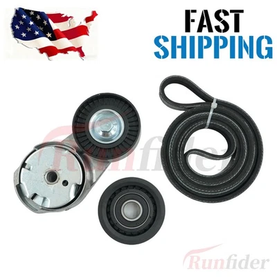 RF Serpentine Belt Tensioner Pulley Kit For 2011-19 Chrysler Dodge Journey Ram - Image 1 of 4