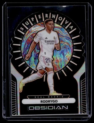2020 Panini Obsidian SuperNova Die-Cut Rodrygo /30 #2 - Image 1 of 2