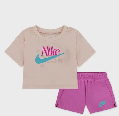 Completo Bambina Nike Wild Flower - Rosa - Immagine 1 di 4