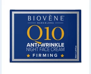 Biovene Q10 Anti-Wrinkle firming Night Face Cream & Firming Under Eye roller - Picture 1 of 1