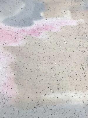 Background Fabric for Quilters Grey Beige Pink Speckled 1/2 Yd Cotton - Image 1 of 3