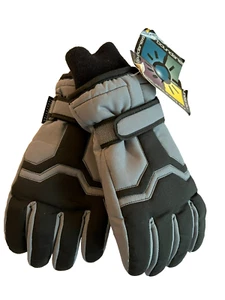 No Boundaries 3M Thinsulate Gray & Black Winter Gloves, Size Medium, New - Picture 1 of 6