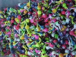 50 NUEVAS CABEZAS DE PLANTILLA FLOTANTES WALLEYE 3/8 TAMAÑO 1 PLANTILLAS DE PESCA OZ - Imagen 1 de 7