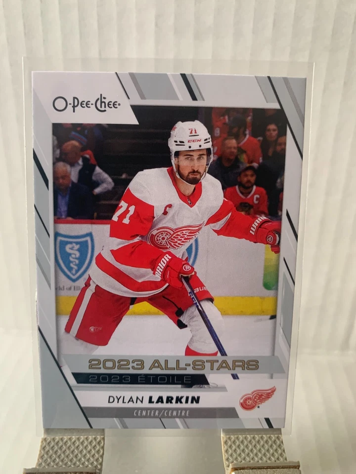 2023-24 OPC O-Pee-Chee All-Stars Dylan Larkin 515 Detroit Red Wings - Image 1 of 2