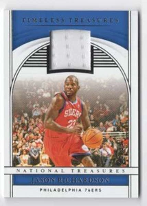 Panini National Treasures Timeless Materials 2019-20 #TTM-JRS Jason Richardson - Imagen 1 de 2