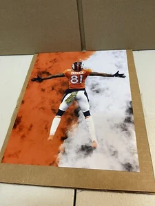 FOTO PERSONALIZADA DE DENVER BRONCOS Tim Patrick #81 WR SIN FIRMAR 8X10 - Imagen 1 de 1