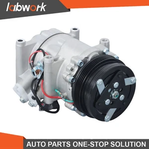 Labwork AC A/C Compressor W/Clutch For Honda Civic 1994-2000 CR-V 1997-2001 - Picture 1 of 15