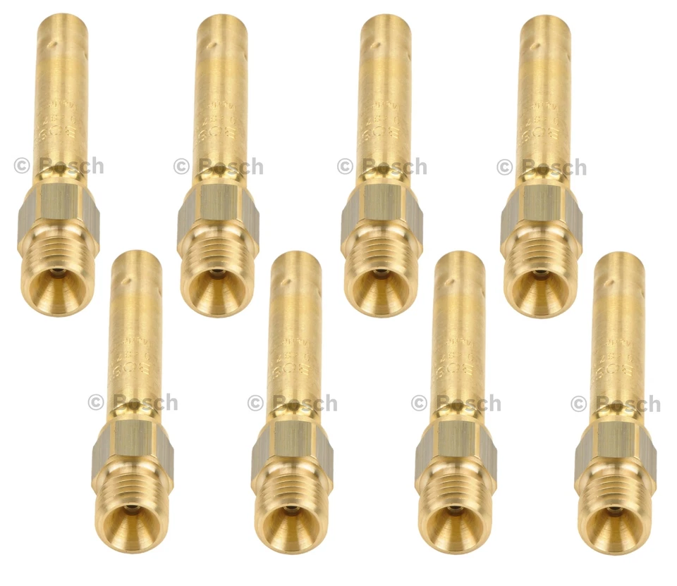 NEW Set of 8 Bosch Fuel Injectors for Ferrari Mondial Mercedes R107 W116 W126 V8 - Image 1 of 1