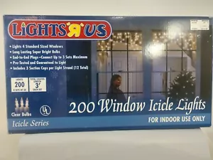 Juego de luces de caráculo Toys R Us Lights R Us Navidad 200 1998 raro nuevo de lote antiguo - Imagen 1 de 7