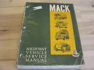 MACK TRUCKS HIGHWAY VEHICLE SERVICE MANUAL - Bild 1 von 2