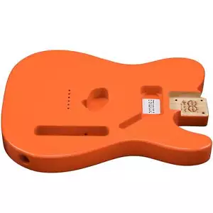 AE Guitars® T-Style Paulownia Replacement Guitar Body Capri Orange - Picture 1 of 5